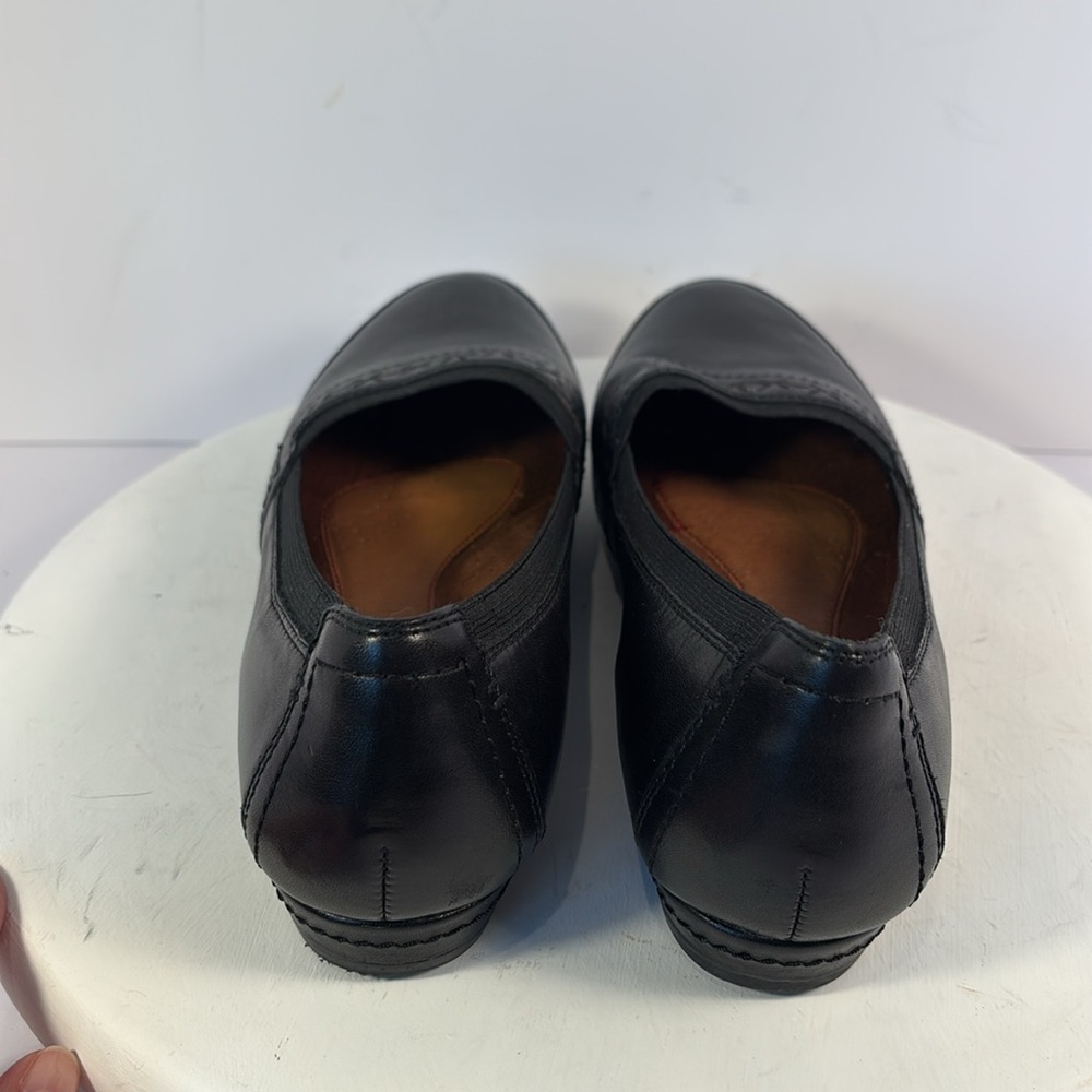 Rock port Cobb Hill Gigi Slip-On Sz 9 Black Leather Career Comfort Classic - Picture 4 of 8